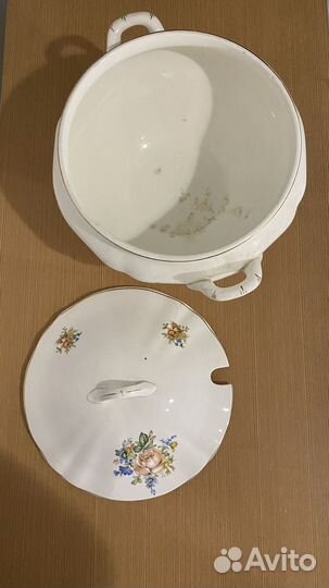 Сервиз, Конаково. Супница, салатник, тарелка