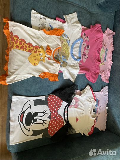 Детские вещи пакетом для девочки 110 116