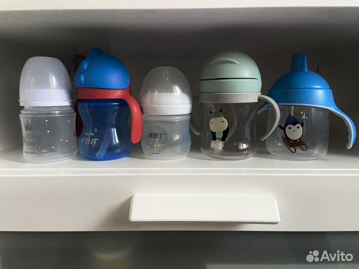 Поильники, бутылочки Аvent, Canpol babies пакетом
