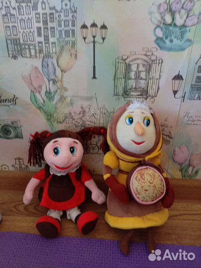 Мягкие Игрушки из Лунтика Баба Капа, Мила