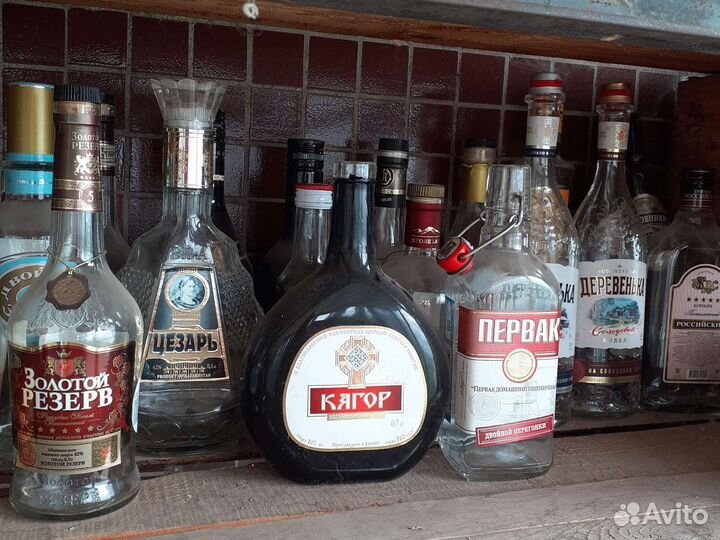 Бутылка стеклянная