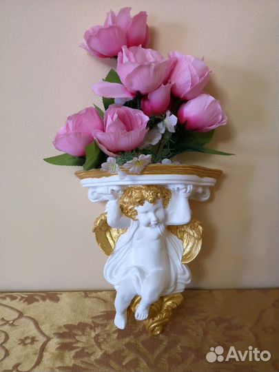 Навесное кашпо ангел