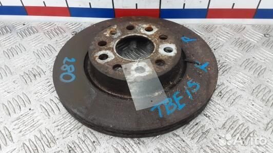 Диск тормозной передний volkswagen jetta 5 (TBE15K