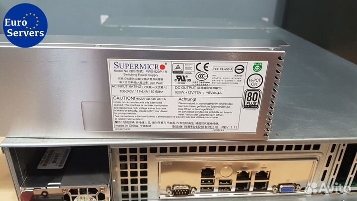 Supermicro CSE-826 12LFF (2xE5-2643, 32GB)