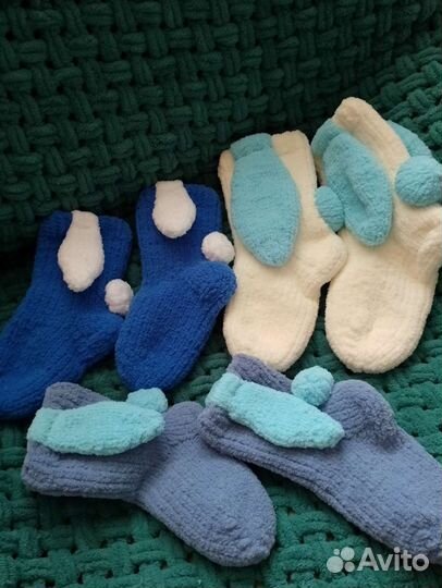 Носочки зайчики