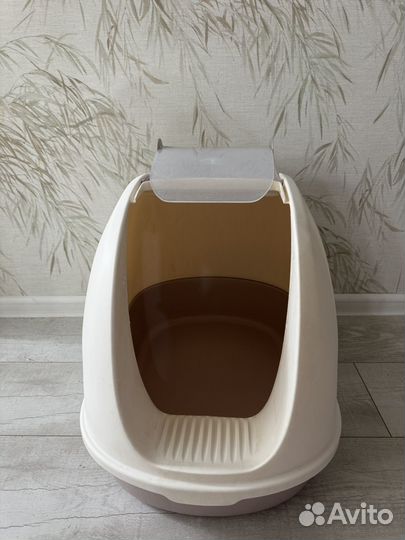 Кошачий лоток закрытый