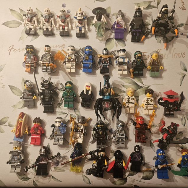 Lego ninjago, pirares of the carribean минифигурки