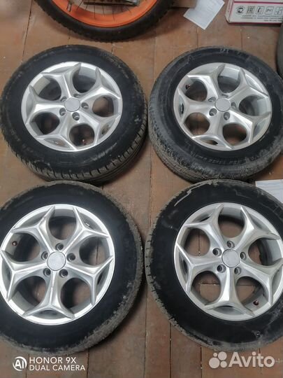 Литье диски r15 5x100 с резиной