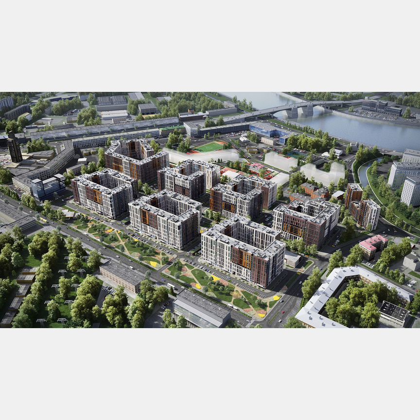 1-к. квартира, 61,5 м², 1/16 эт.