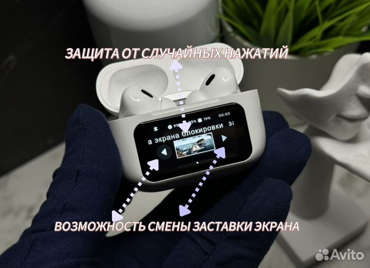 AirPods Pro 2 С Дисплеем (Доставка + Гарантия)