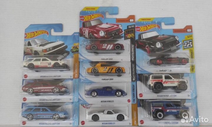 Hot Wheels подборка JDM Nissan