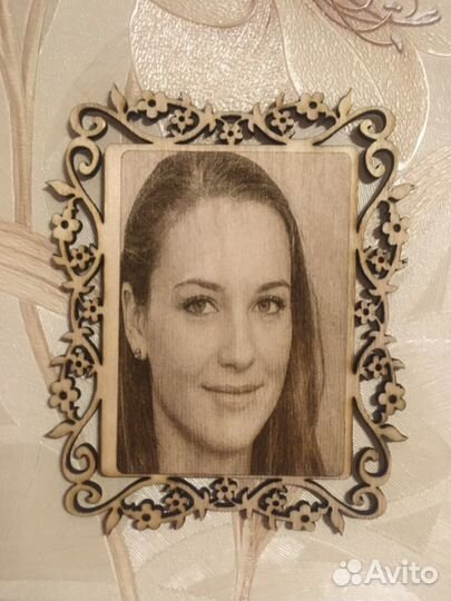 Выжженный портрет по фото