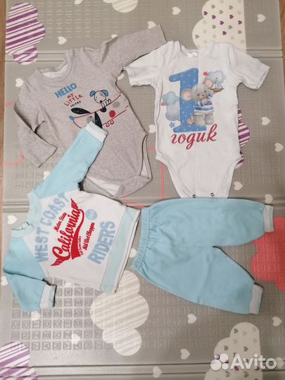 Вещи пакет для мальчика 74, 80, 86