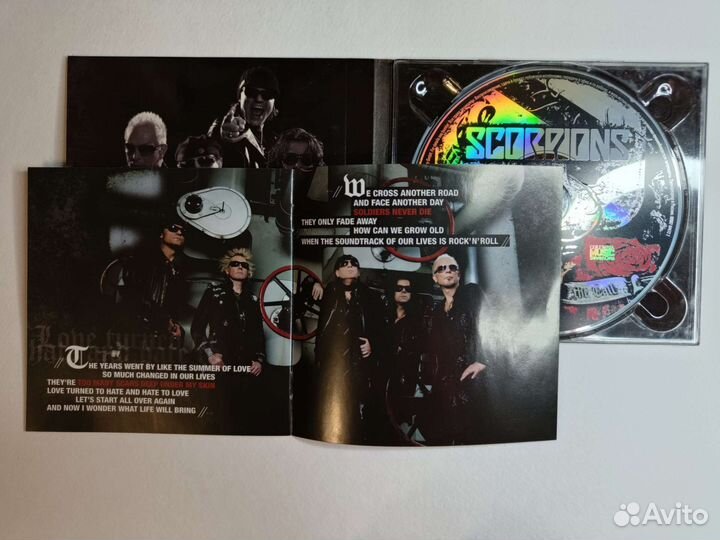 Диск Scorpions - Sting In The Tail с автографами