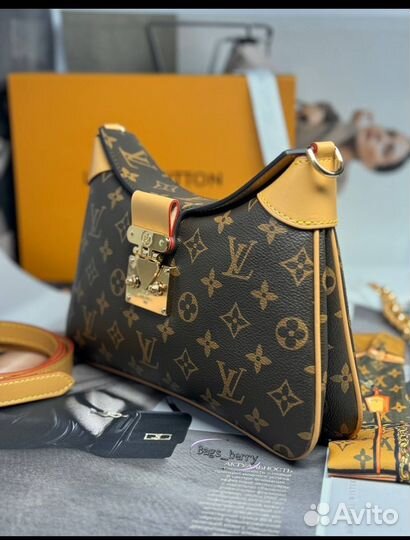 Сумка натуральная кожа женская LV