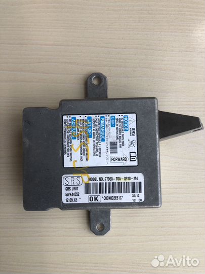 Блок электронный SRS Honda CR-V 4 поколения