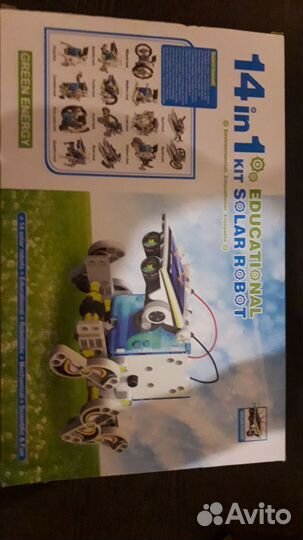 Робот-конструктор 14 в 1 с солнечной панелью