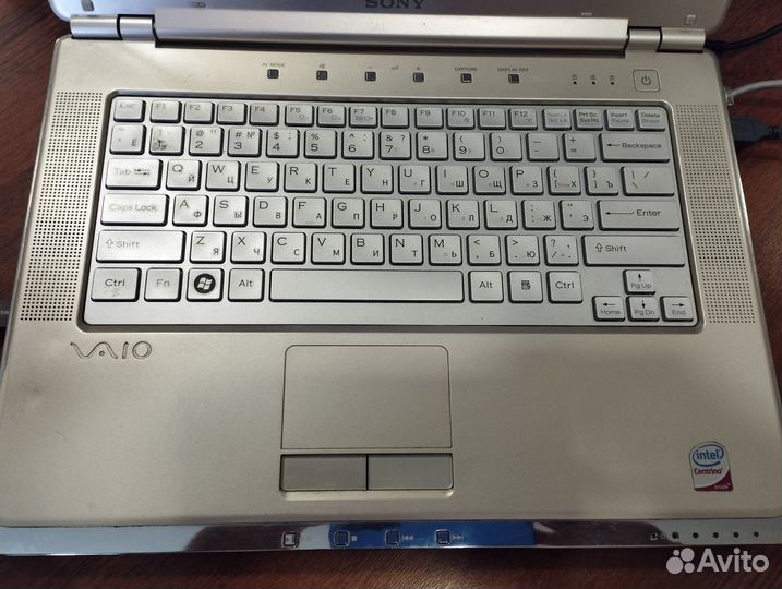 Ноутбук Sony полностью в рабочем состоянии