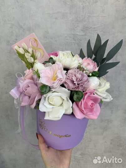 Цветы из мыла