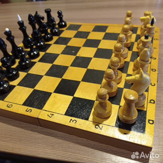 Шахматы деревянные и Нарды 2 в 1