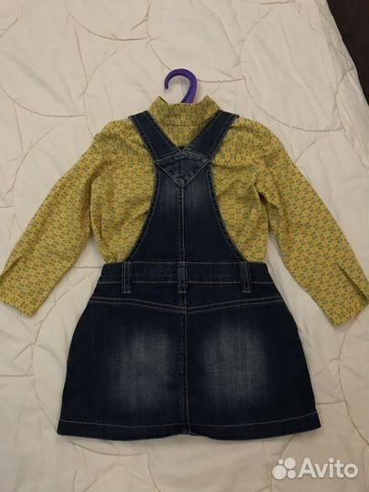 Benetton сарафан и рубашка