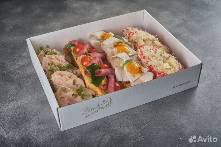 Modena Коллекция мясных брускетт для фуршета