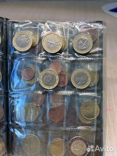 1 и 2 евро юбилейные, монеты европы, евроценты