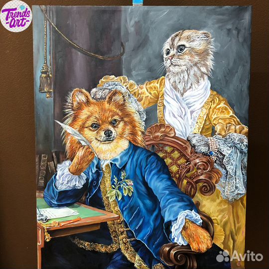 Картины маслом на заказ персональный эскиз