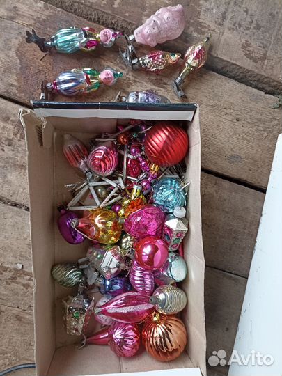 Елочные игрушки СССР