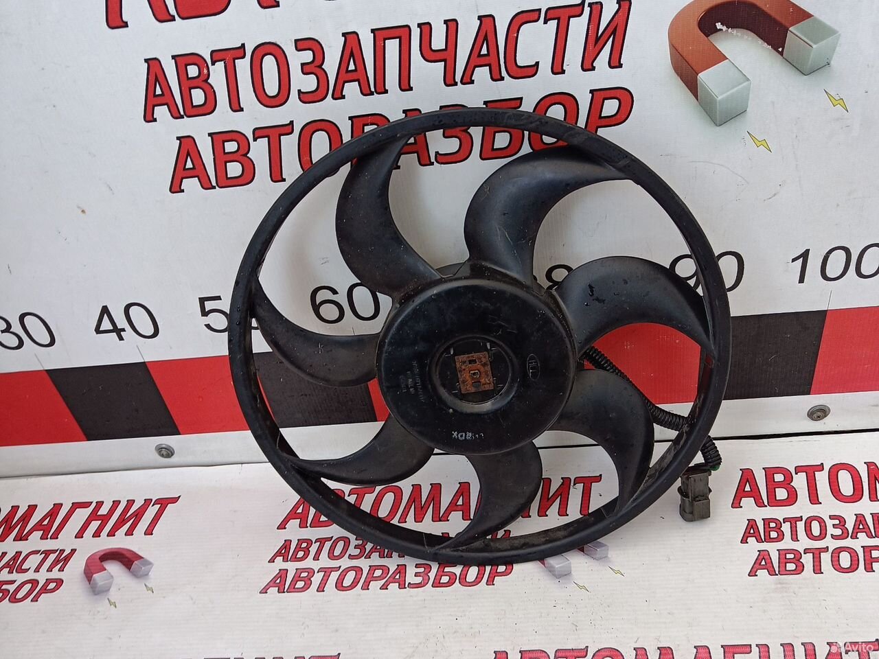 Вентилятор охлаждения двигателя Хендай Санта Фе 1