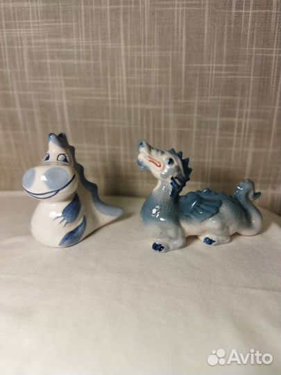 Фигурки животных. Гжель