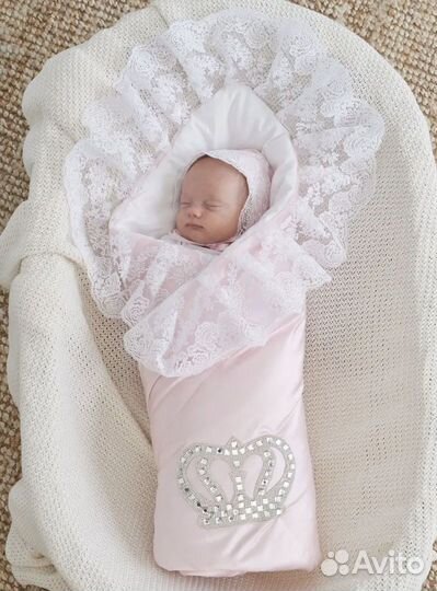 Конверт на выписку летний для девочки