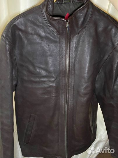 Кожаная куртка мужская
