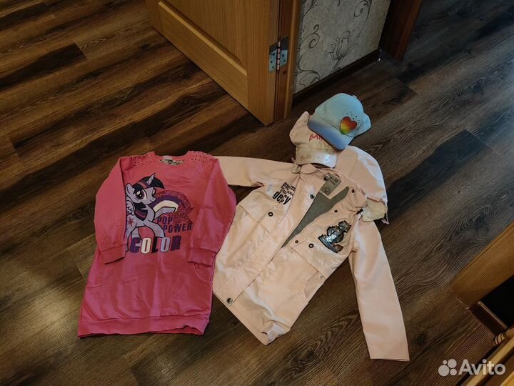 Продам пакетом вещи на девочку 128-134