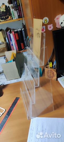 Подставка для открыток прозрачная