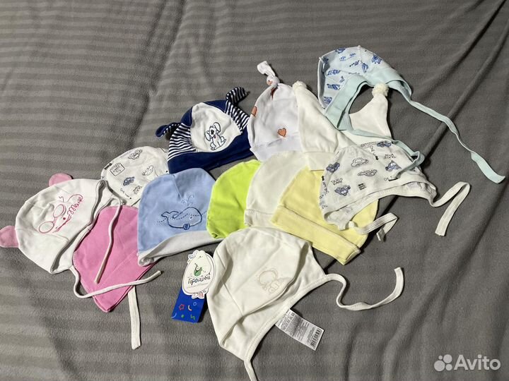 Детские шапки пакетом