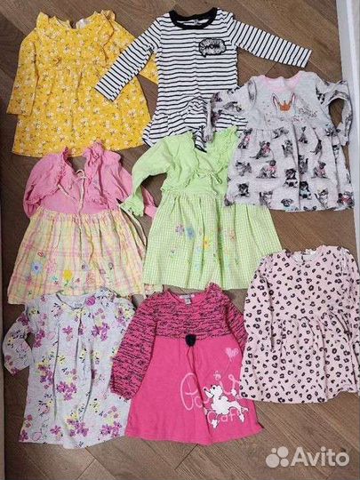Вещи на девочку пакетом 80-92