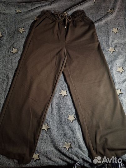 Брюки коричневые оверсайз