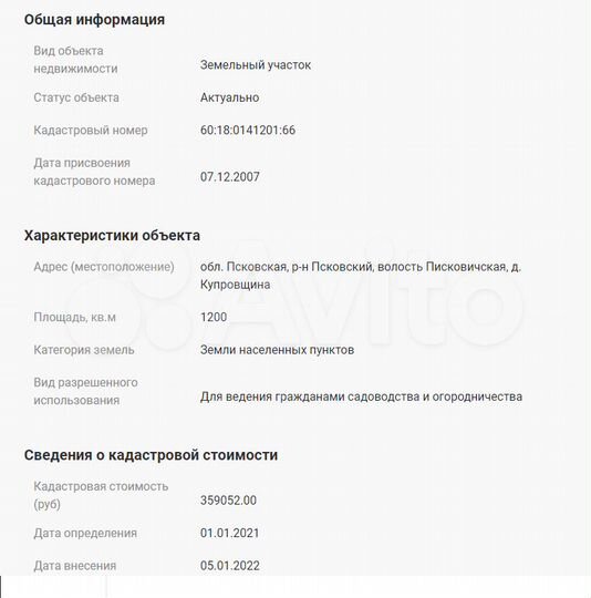 Участок 12 сот. (ИЖС)