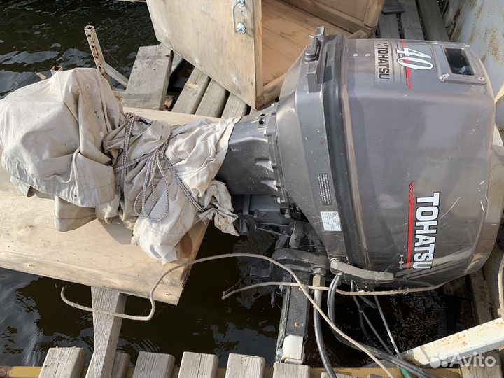 Плавдача с мотором tohatsu 40
