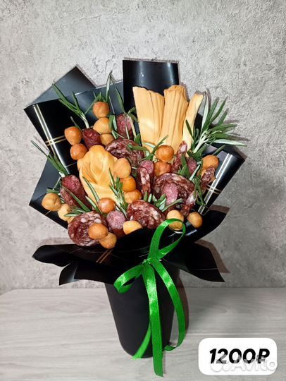 Съедобные мужские букеты