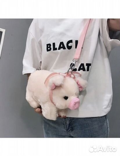 Сумочка плюшевая свинка
