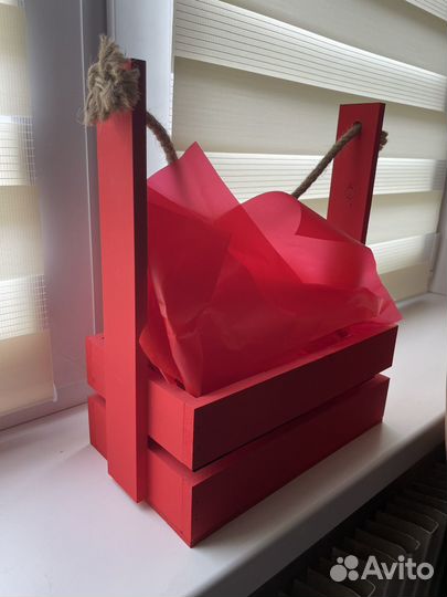 Ящик деревянный подарочный