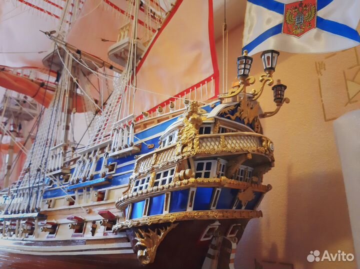 Макет парусного корабля 