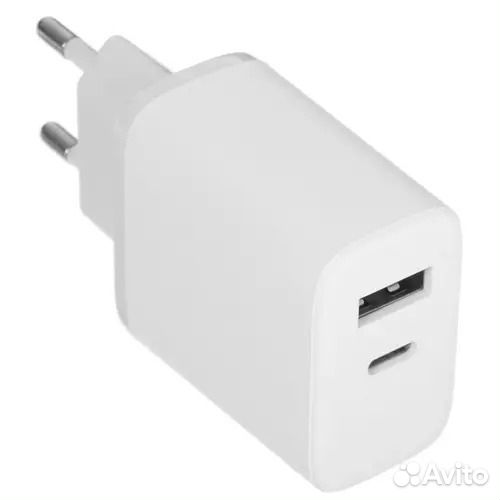 Сетевое зарядное устройство Axxa USB-C + USB-A QC