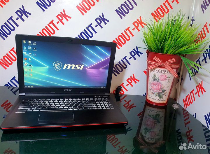 Игровой ноутбук MSI core i7 6700HQ/gtx960/16гб/А30