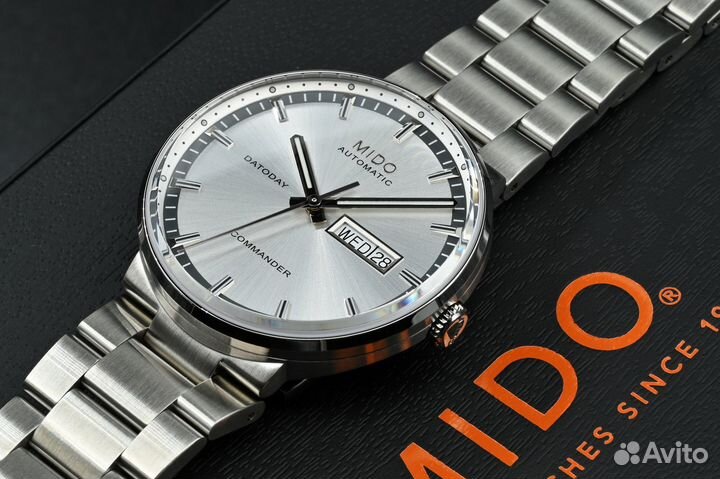 Часы Mido Commander DayDate Швейцария новые
