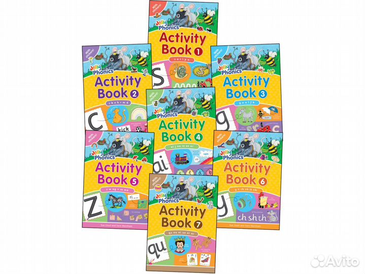 Jolly Phonics Activity Book 1,2,3,4,5,6,7
