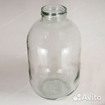 Банка 10 литровая стекло