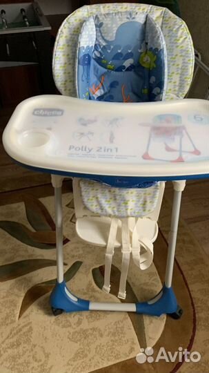 Стул для кормления chicco polly 2 в 1